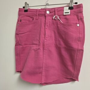 Judy Blue Vibrant Pink Mini Skirt